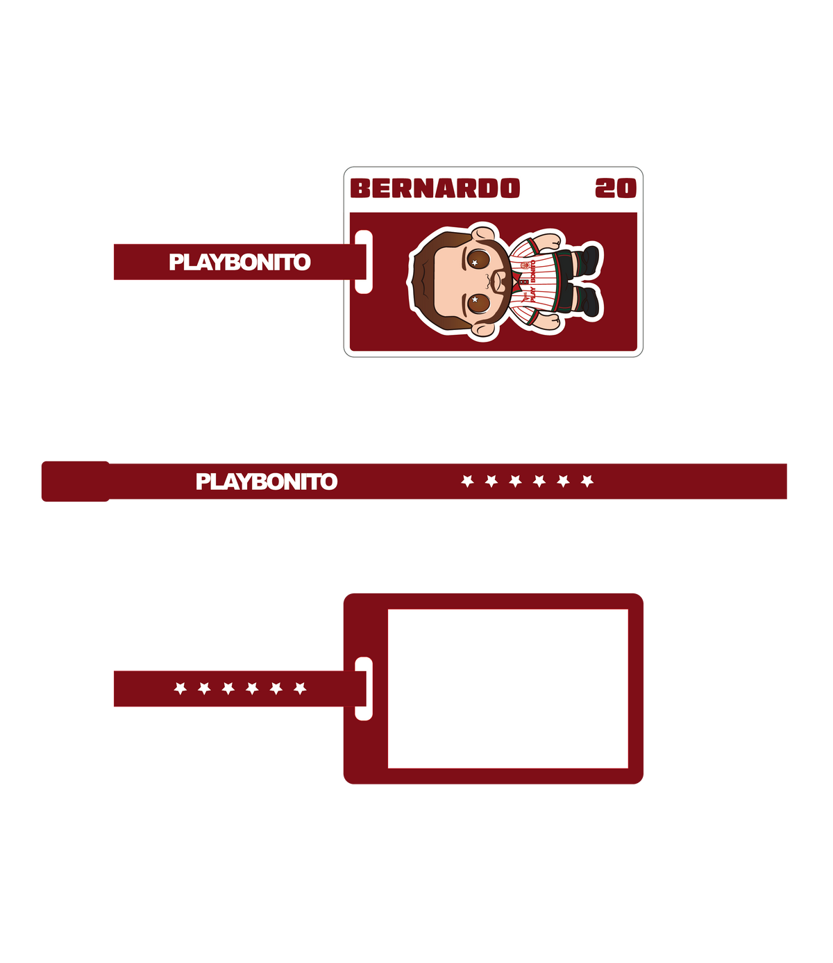 luggage tag TRAVEL Bernardo