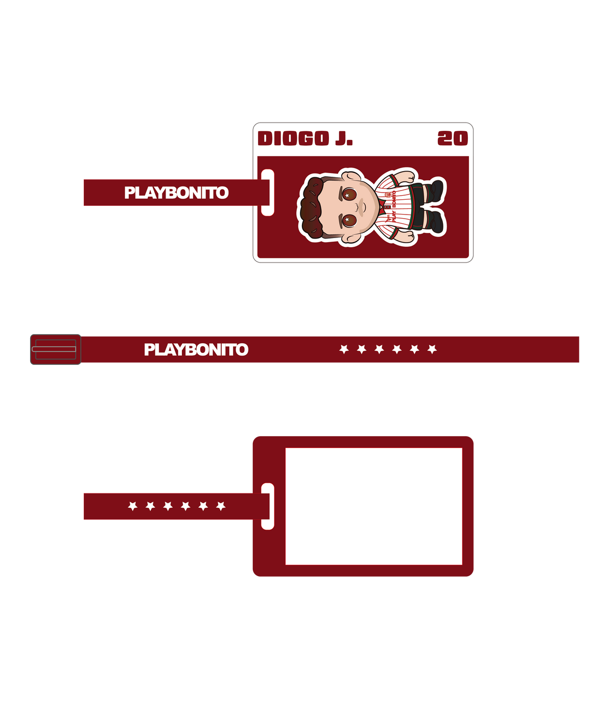 luggage tag TRAVEL Diogo J