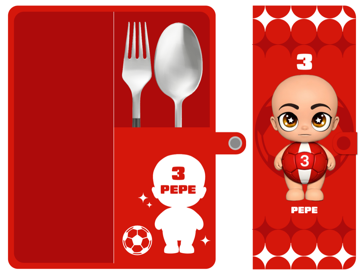 Play Bonito® x Michel & Amazonka - Pepe Cutlery Set
