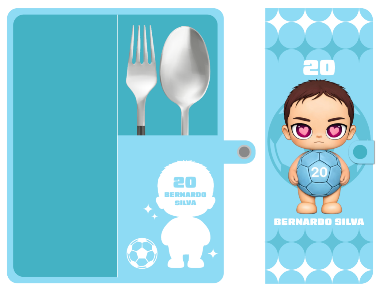 Play Bonito® x Michel & Amazonka - Bernardo Silva Cutlery Set