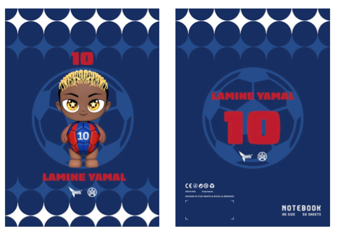 Play Bonito® x Michel & Amazonka - Lamine Yamal Notebook