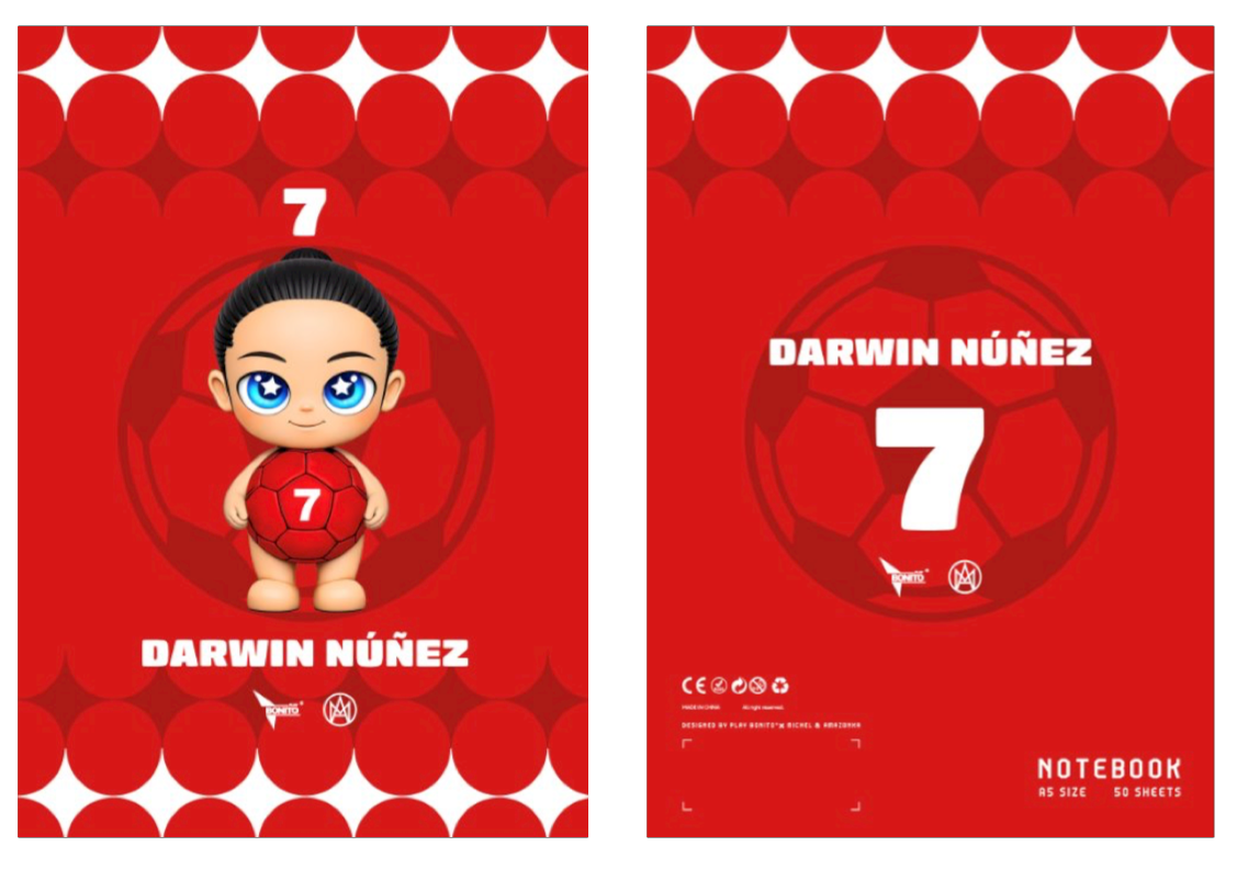 Play Bonito® x Michel & Amazonka - Darwin Núñez Notebook