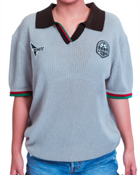 Play Bonito Knit Polo - Charcoal