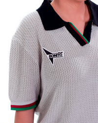Play Bonito Knit Polo - Charcoal