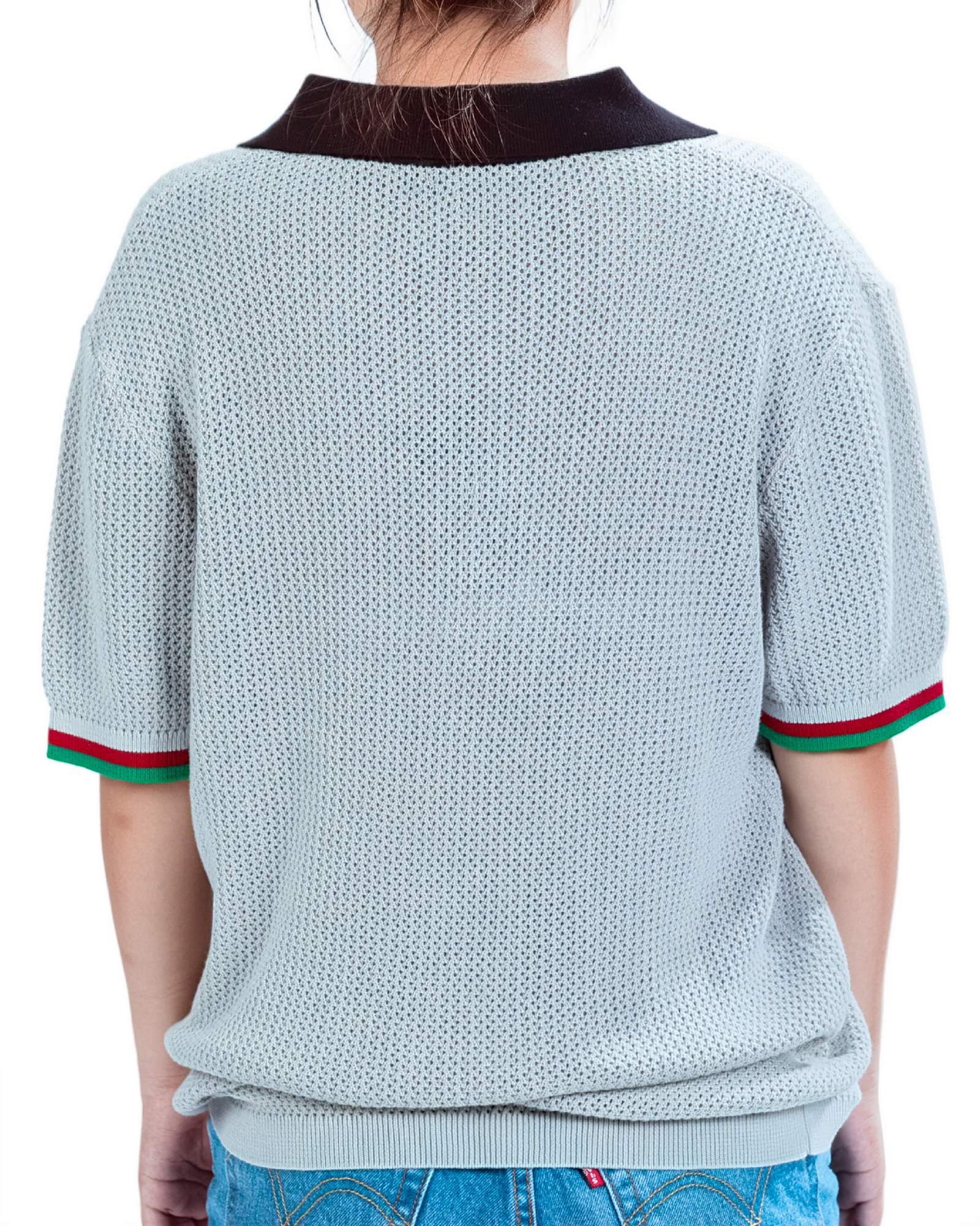 Play Bonito Knit Polo - Charcoal