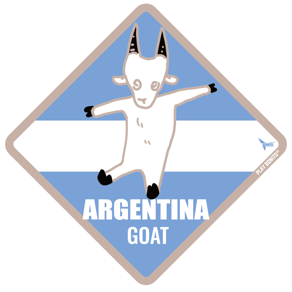 World Cup Rhombus Car Stickers - Argentina