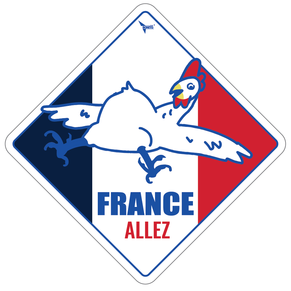 World Cup Rhombus Car Stickers - France