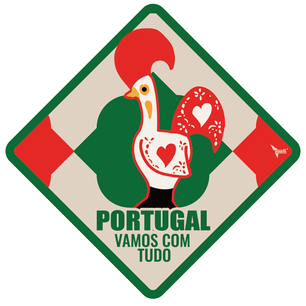 World Cup Rhombus Car Stickers - Portugal