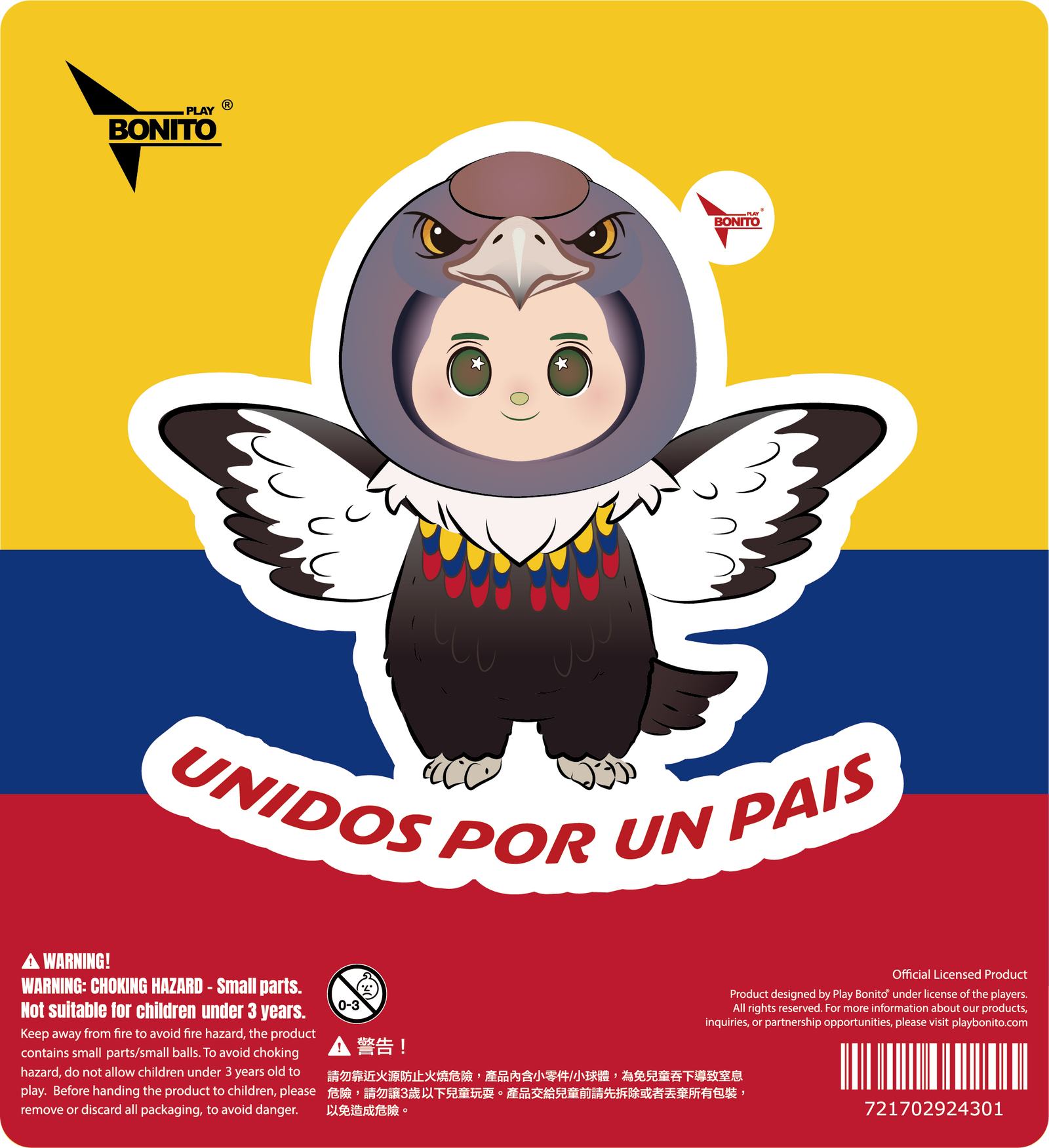 Mascot Car Stickers - Colombia