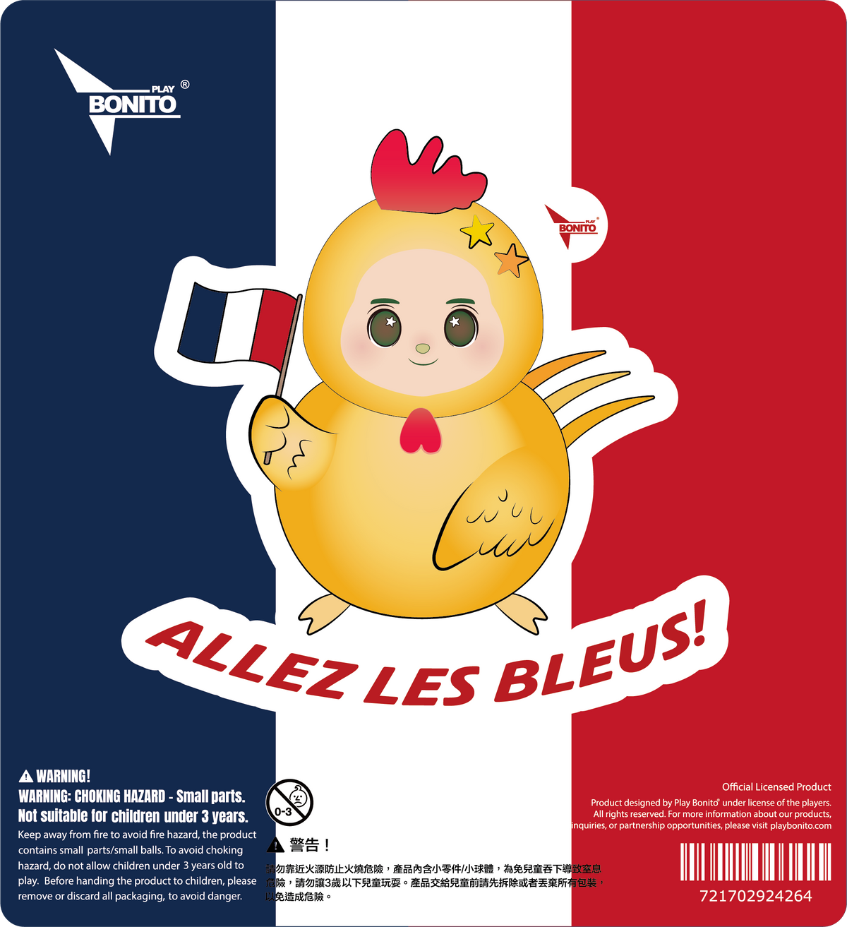 Mascot Car Stickers - France
