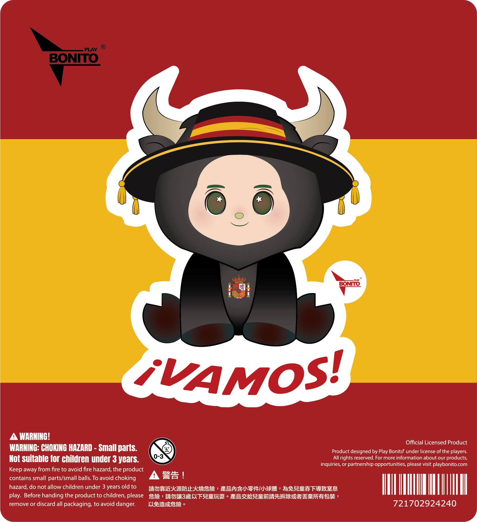 Mascot Car Stickers - Spain