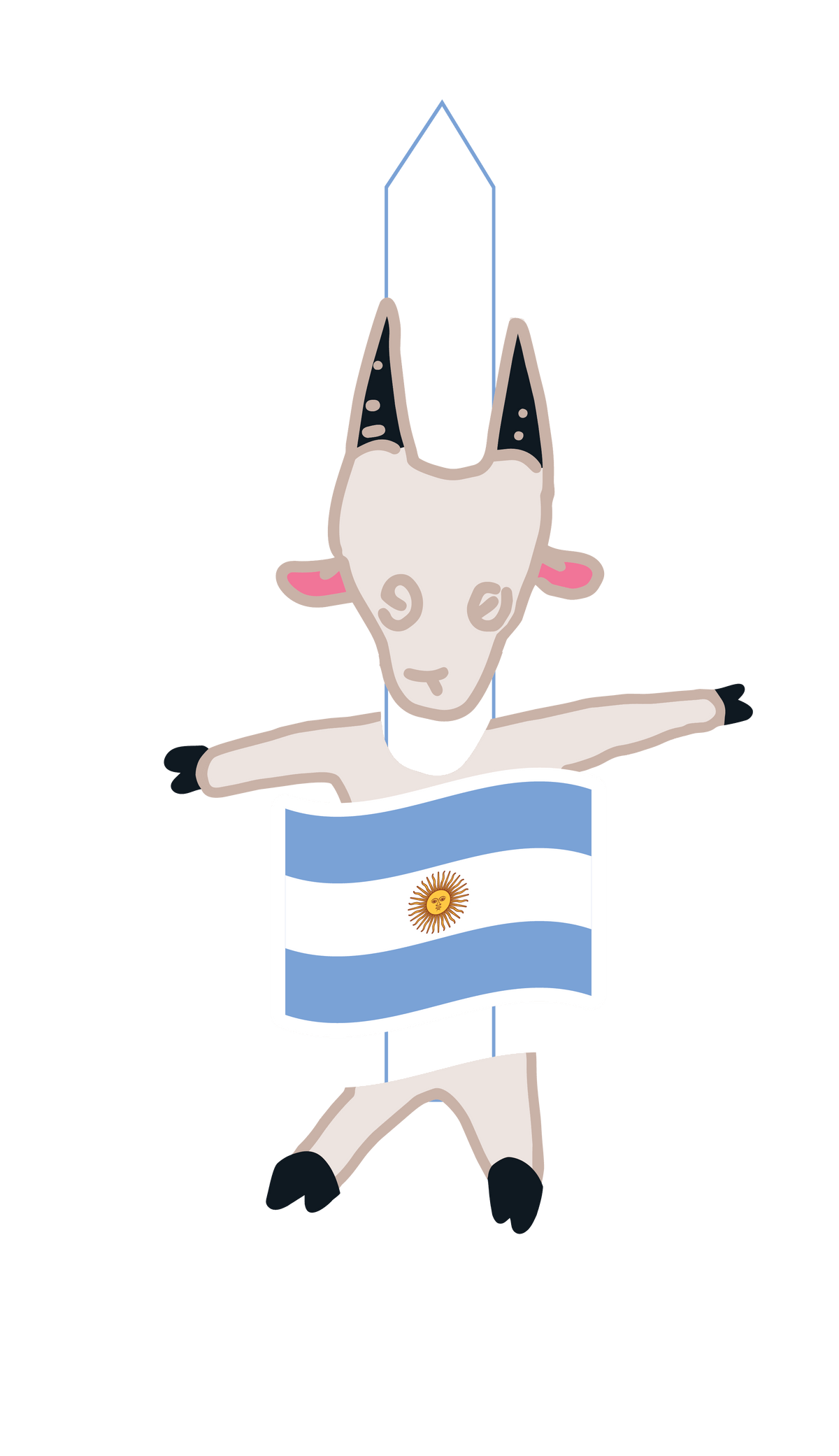Door Hang World Cup - Argentina