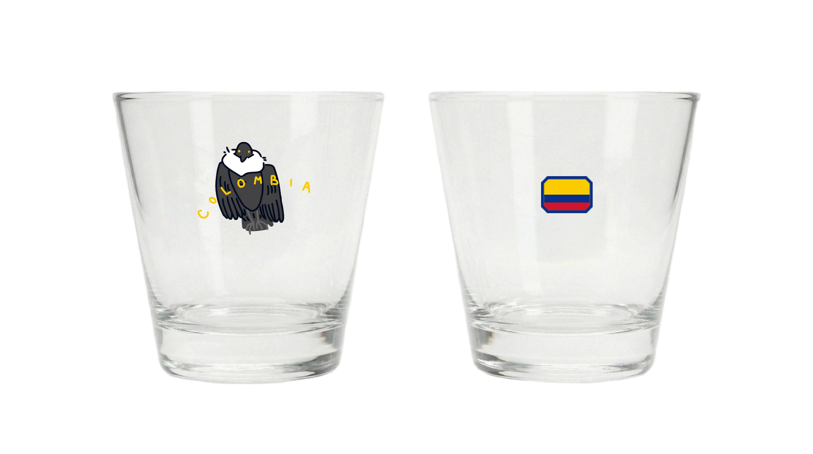 World Cup Glass Cup - Colombia