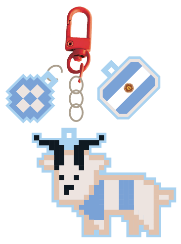 World Cup Keychain - Argentina