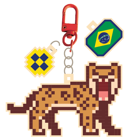 World Cup Keychain - Brazil