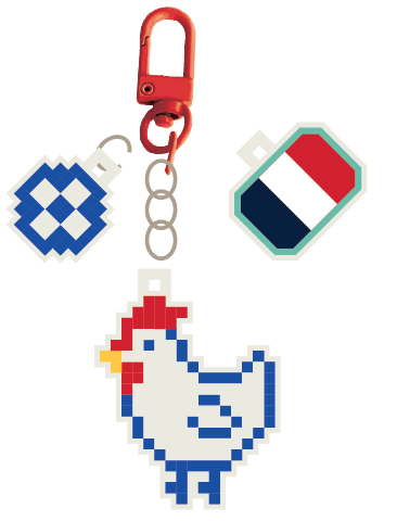 World Cup Keychain - France