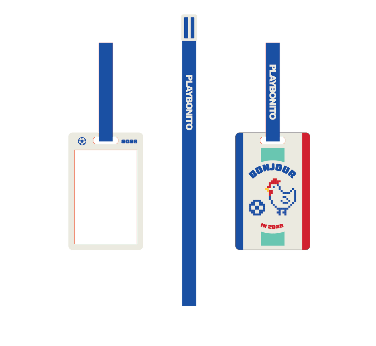 World Cup France Luggage Tag