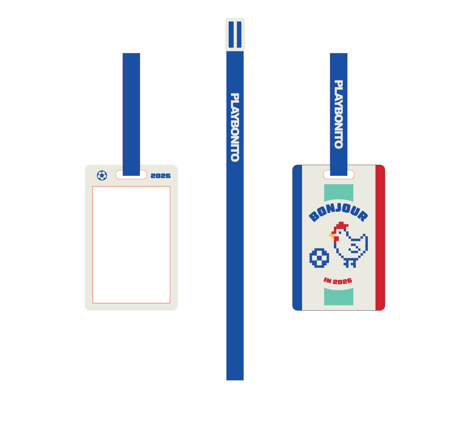 World Cup France Luggage Tag
