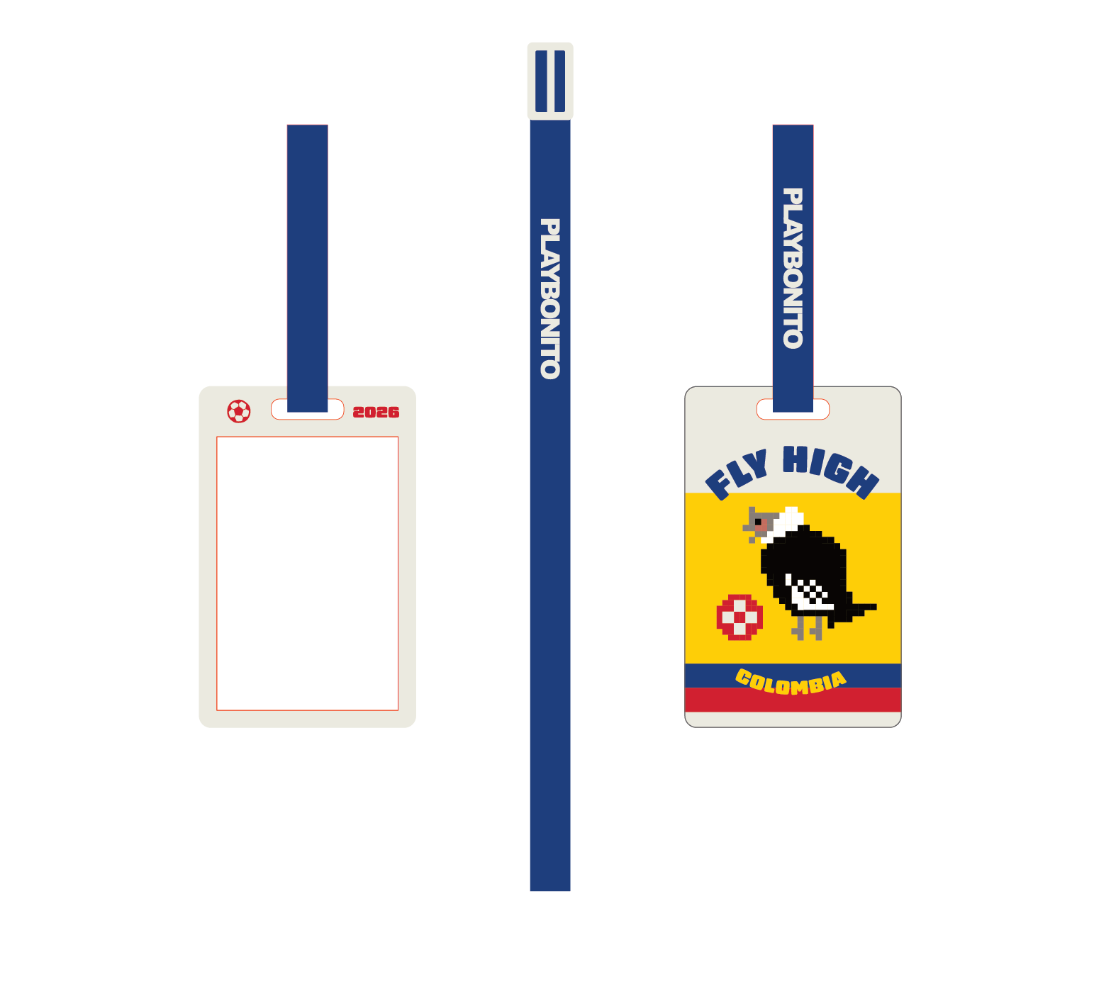 World Cup Colombia Luggage Tag