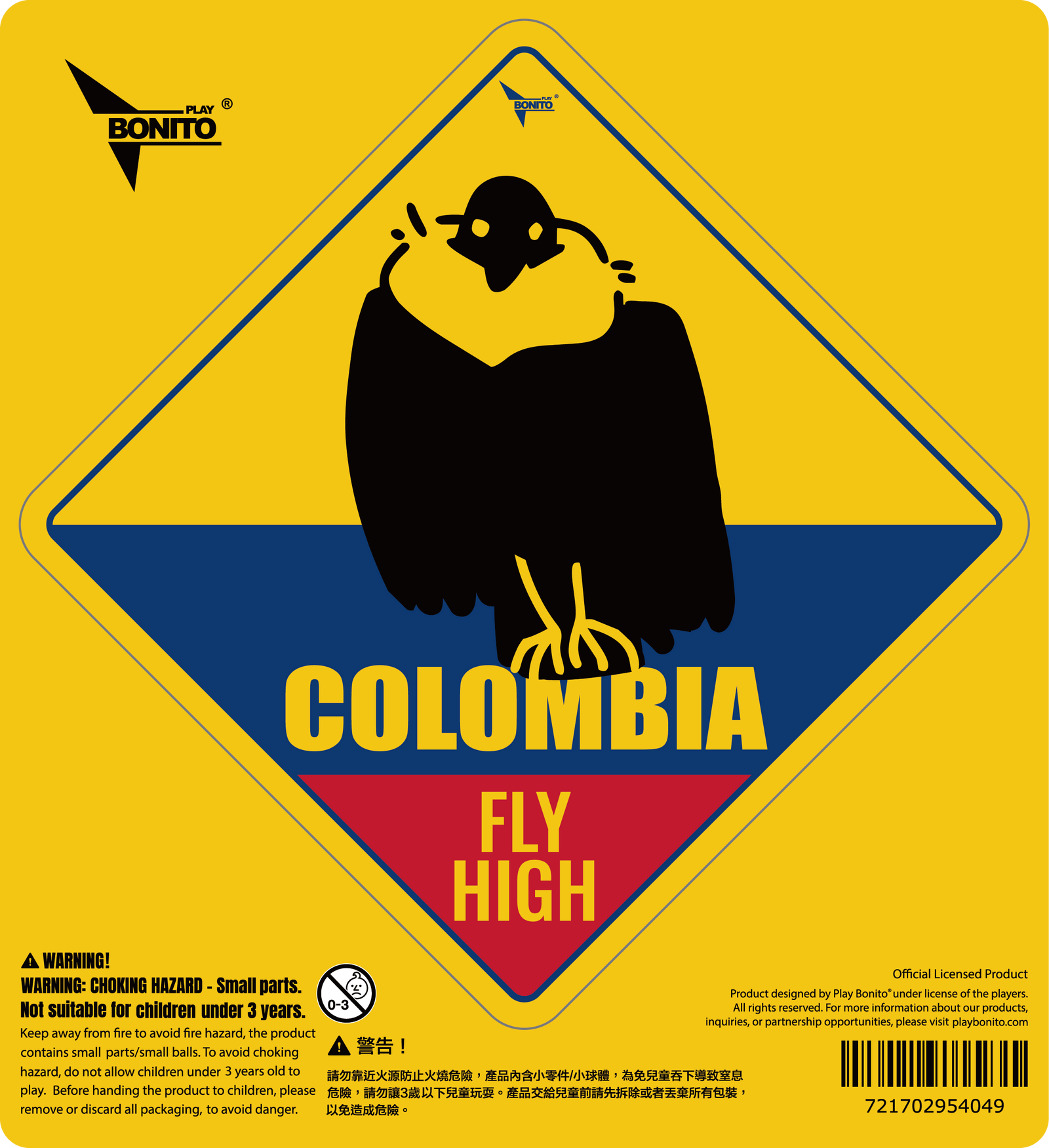 World Cup Car Stickers - Colombia
