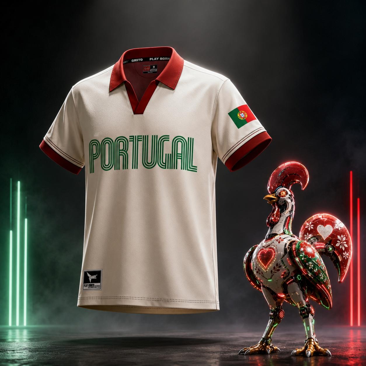 PLAY BONITO The World Reimagined Polo Jersey - Portugal