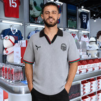 Play Bonito Knit Polo - Charcoal